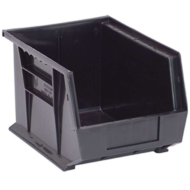 Ultra Stack and Hang Bin, 10-3/4 x 8-1/4 x 7in, Recycled Black, 6 per Case